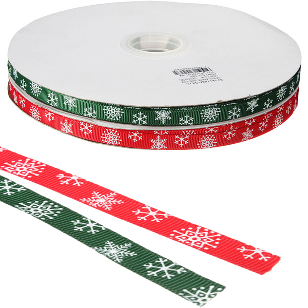 

Merry Christmas Supplies Snow Ribbon Grosgrain Ribbons Home Decoration